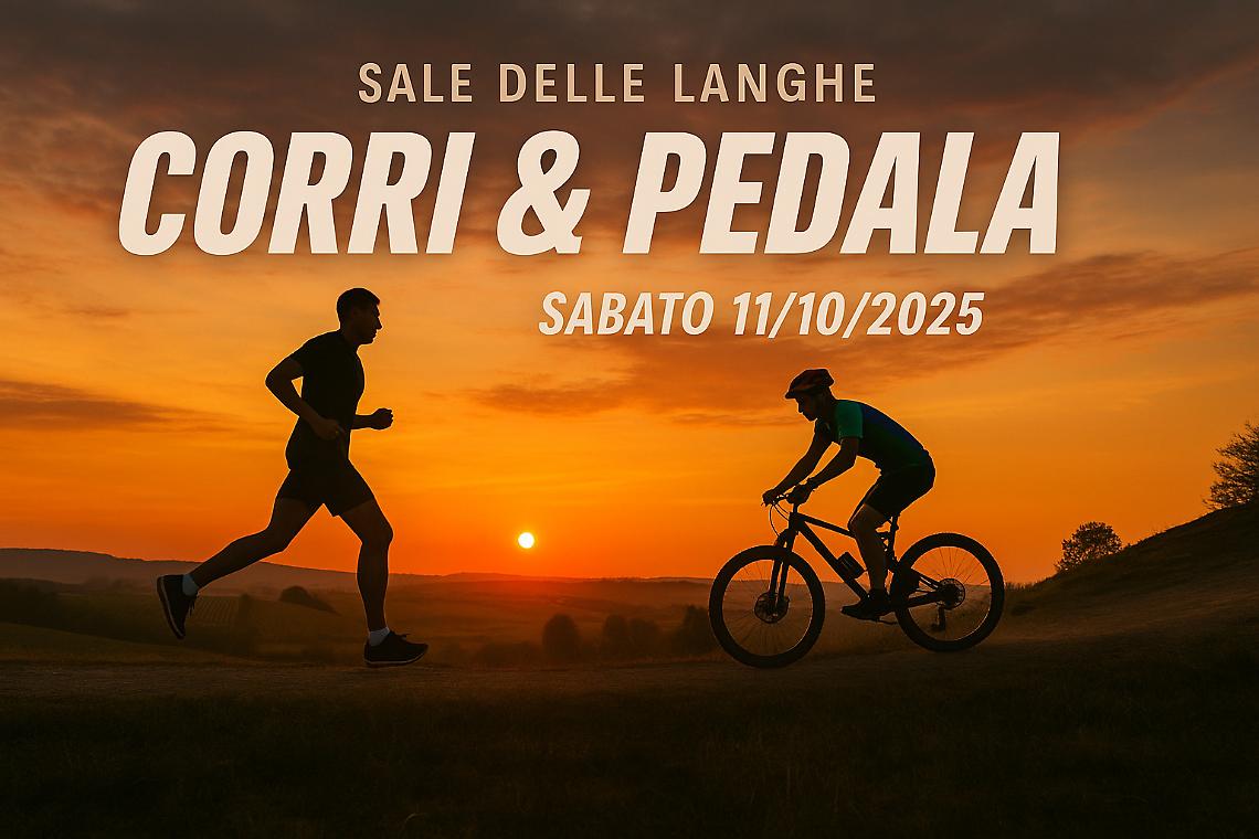 “Corri & Pedala” tra le colline di Sale Langhe