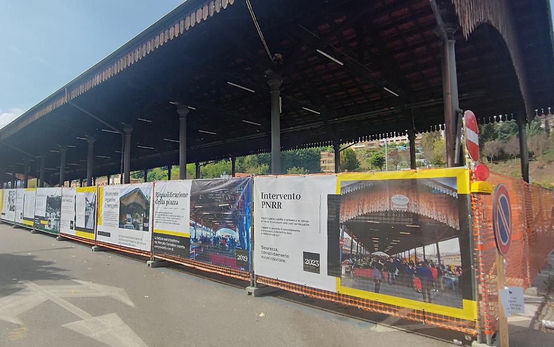 «Potete pubblicizzare la vostra azienda sui pannelli attorno al cantiere»