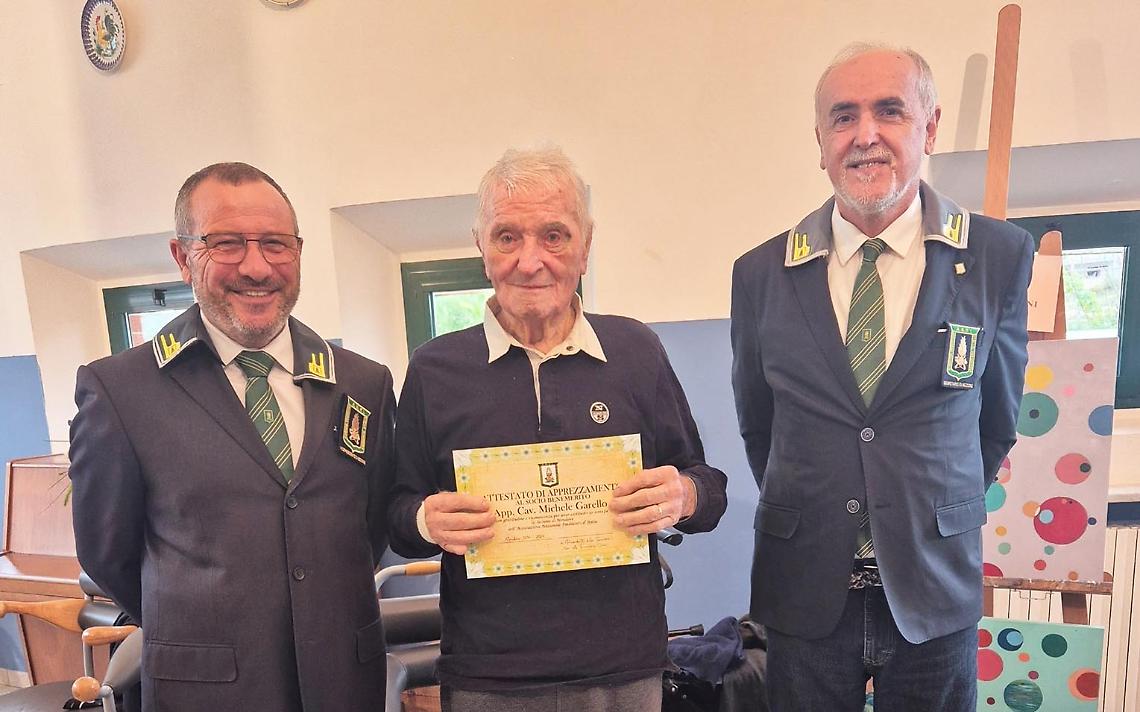L’Ass. Nazionale Finanzieri d’Italia di Mondovì ha festeggiato i 97 anni del suo fondatore