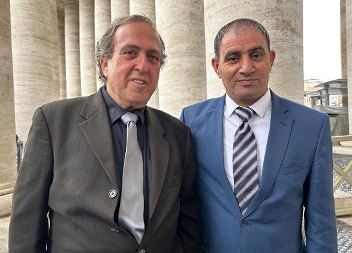 due padri israeliano palestinese