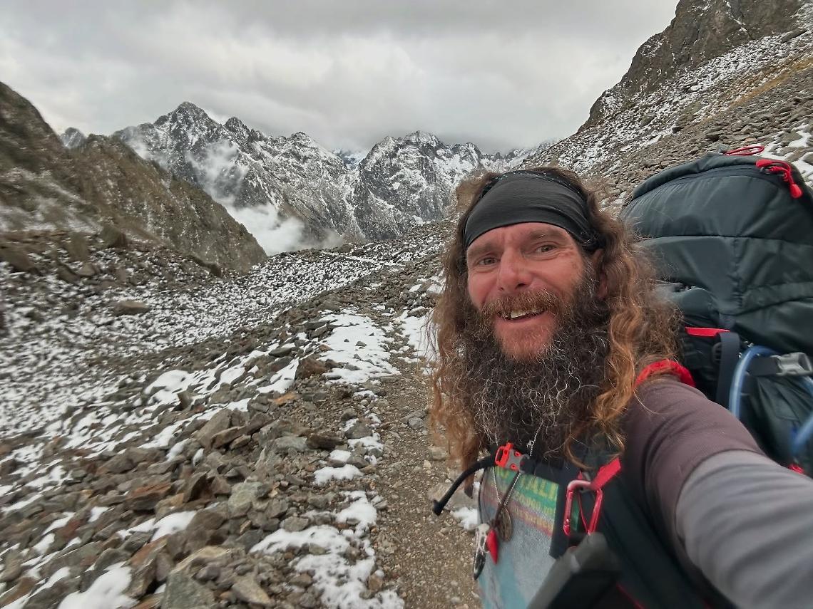 Luca "Jesus" Terenziani: tutte le Alpi a piedi, ora sta per arrivare a Garessio