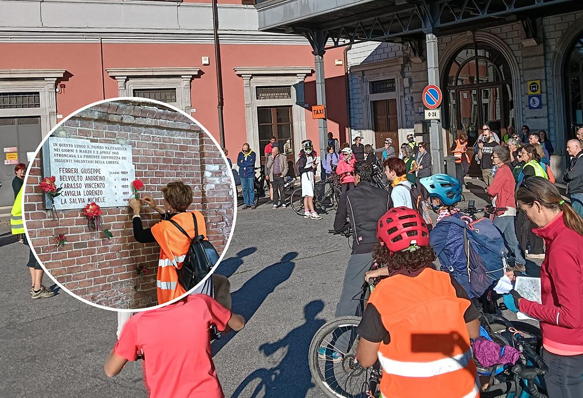 "Questo è il fiore del partigiano": il "giro dei cippi", a piedi o in bici