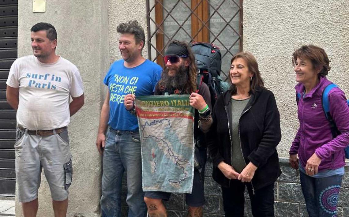  “Jesus”, dopo 2563 chilometri a piedi,  è arrivato a Garessio