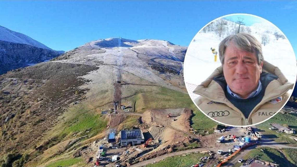 Dal tiraggio della fune ai collaudi: conto alla rovescia per la seggiovia di Pian della Turra