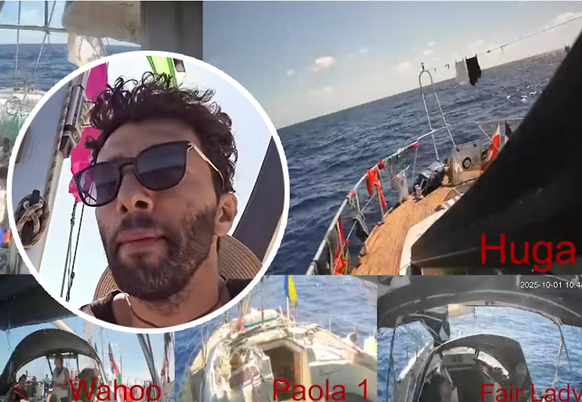 La Flotilla diretta verso Gaza: la diretta streaming dalle barche