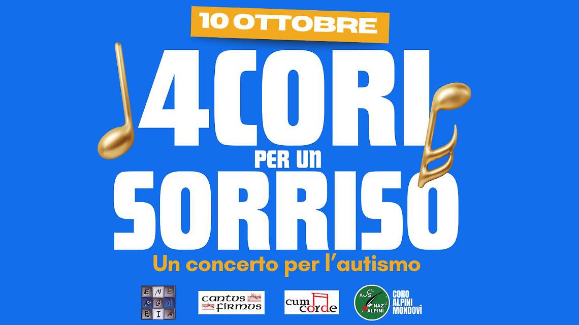 “4 Cori per un sorriso”: la musica si fa solidarietà