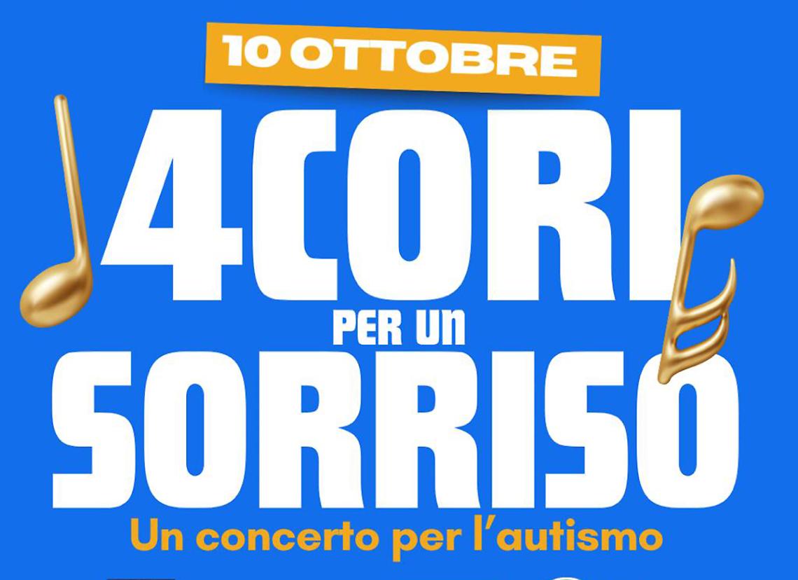 “4 Cori per un sorriso”: la musica si fa solidarietà