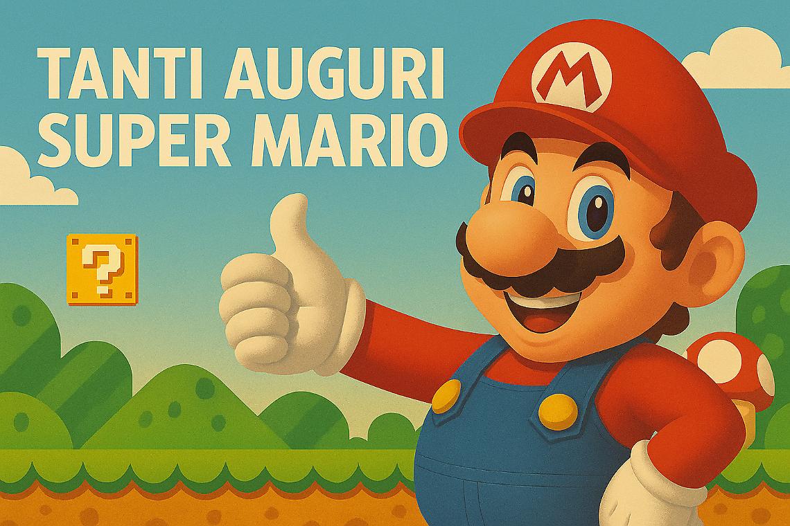 Super Mario compie 40 anni: una super festa per gli amanti del retrogaming