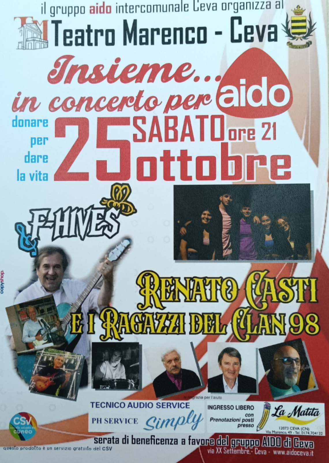 Note di cuore per AIDO: una serata di musica e speranza