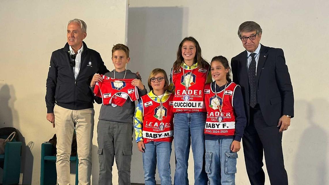 Tutti i piccoli sciatori premiati al Gran Palace di Frabosa 