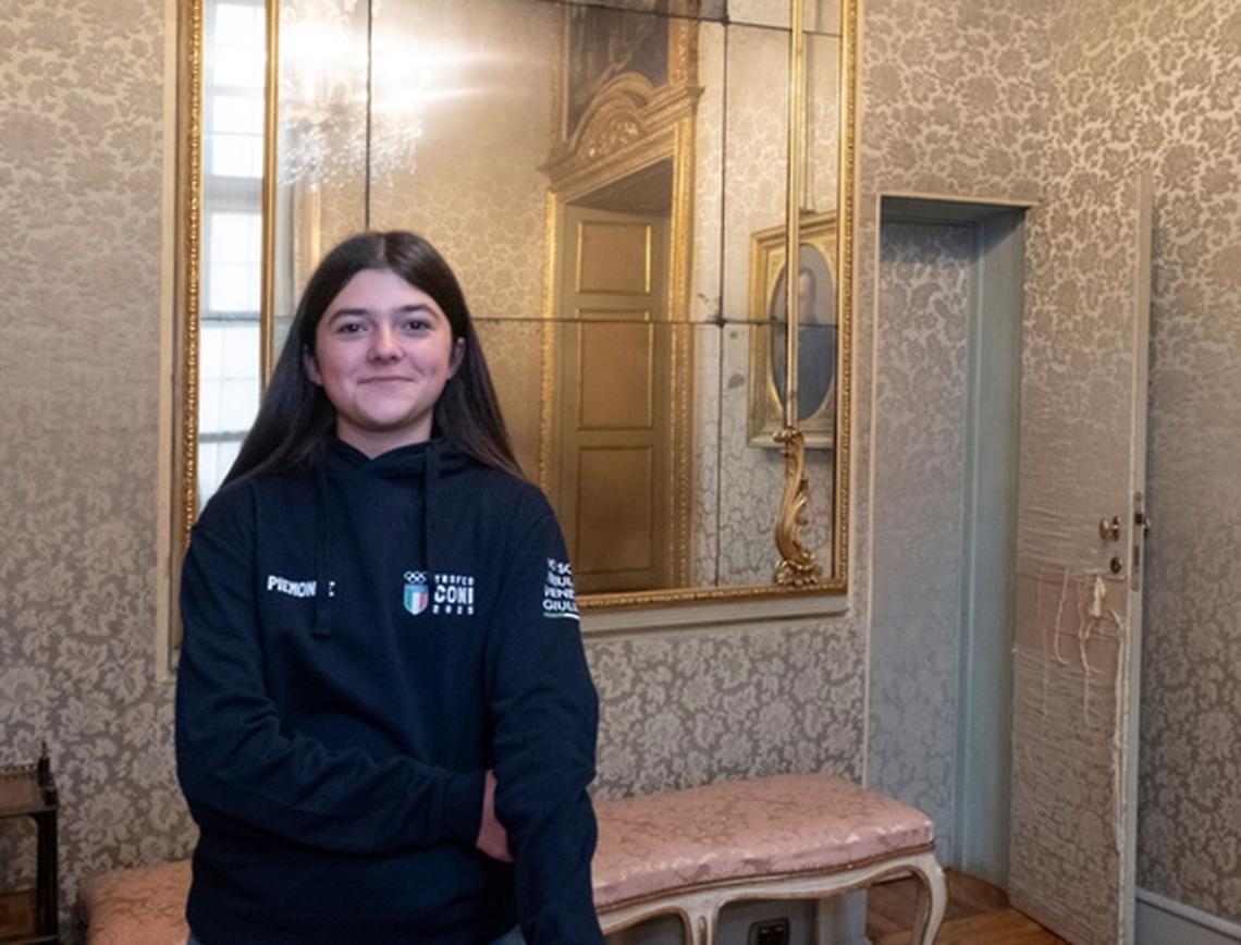 Alice, 14 anni: «Il mio sport? La carabina»