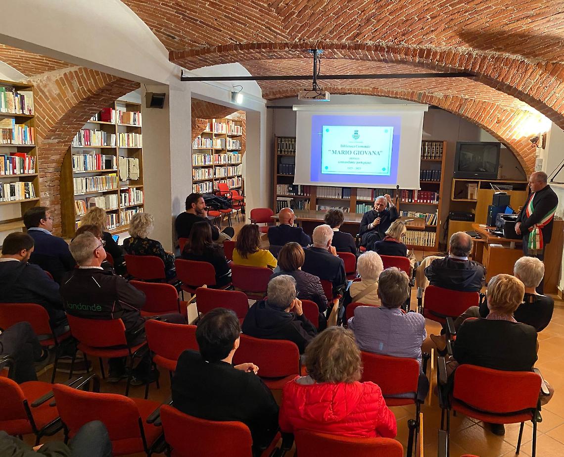 La Biblioteca ora porta il nome del comandante partigiano