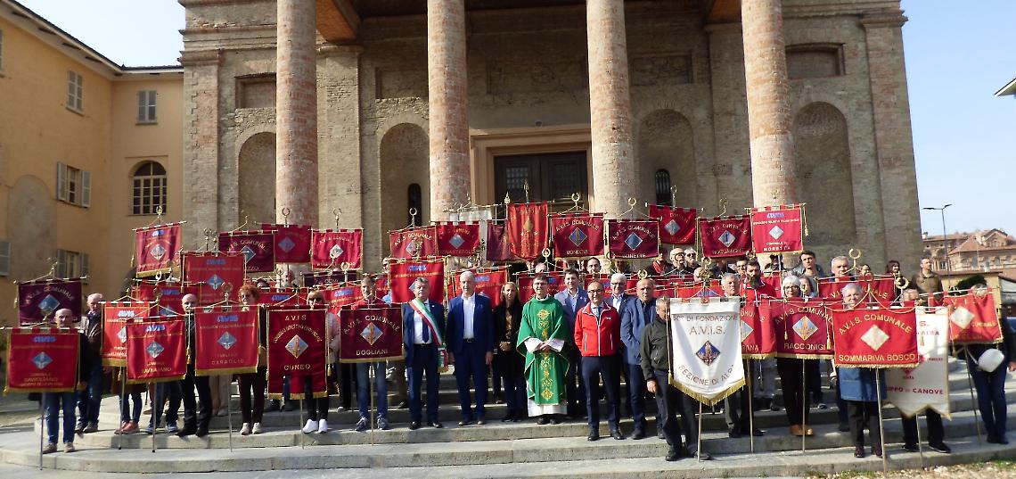 40 delegazioni da tutto il Cuneese per i 60 anni della sezione Avis