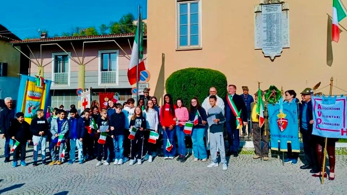 San Michele Mondovì celebra il 4 Novembre, Giorno dell’Unità Nazionale e delle Forze Armate