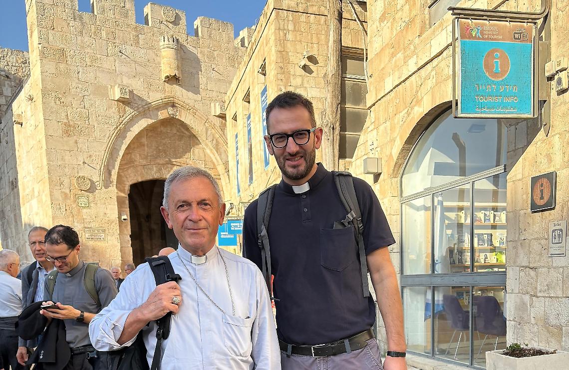In Terra Santa a invocare pace. Il vescovo Egidio a Gerusalemme e Betlemme