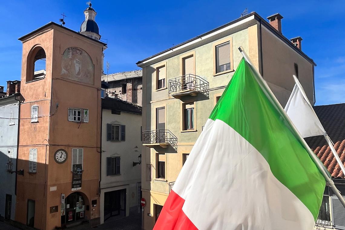 4 Novembre a Chiusa di Pesio, con l'intervento di Lino Vairetto e dei ragazzi delle Scuole