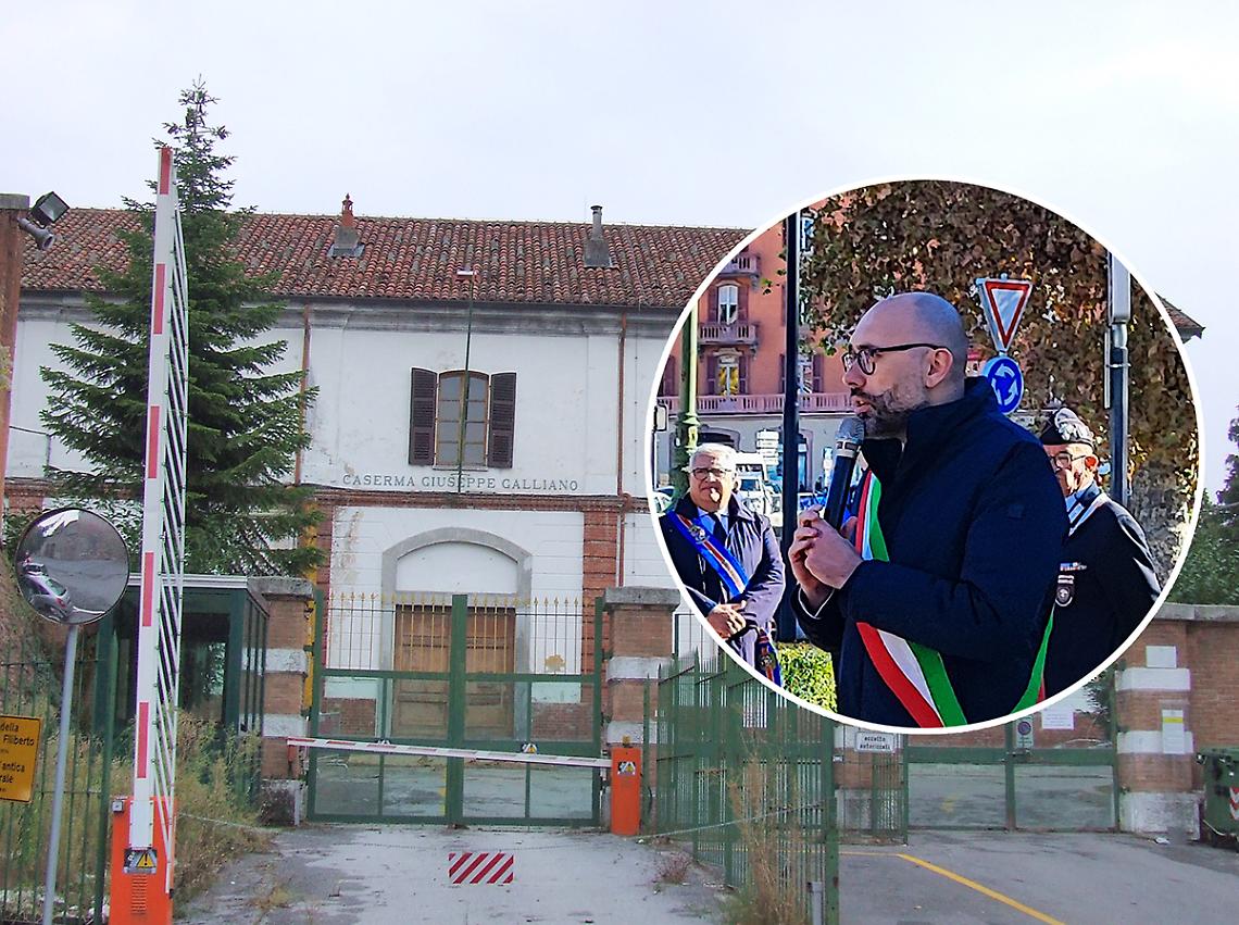 «L'ex caserma, ora dismessa, sede del Tavolo della Pace»