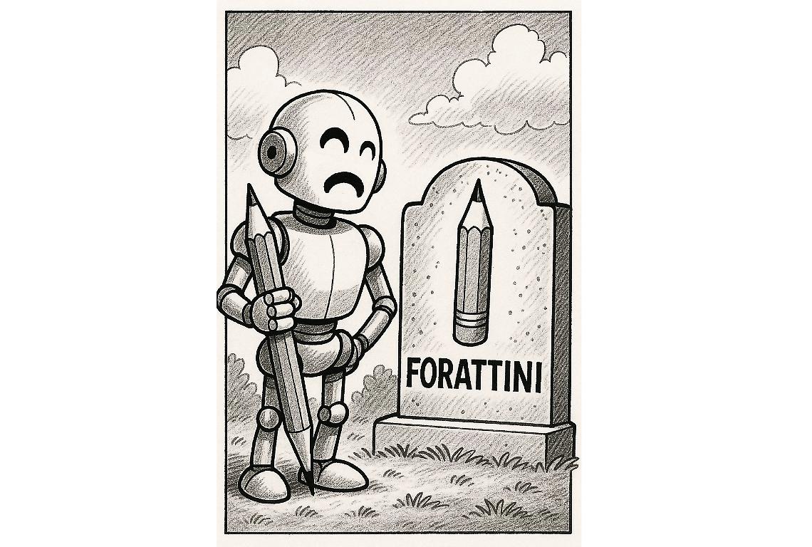 Finalmente si è asciugato il bianchetto. Addio a Giorgio Forattini, il gran maestro della satira italiana.