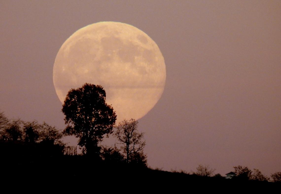 La Superluna del Castoro incanta le Langhe: è la più grande e luminosa dell'anno