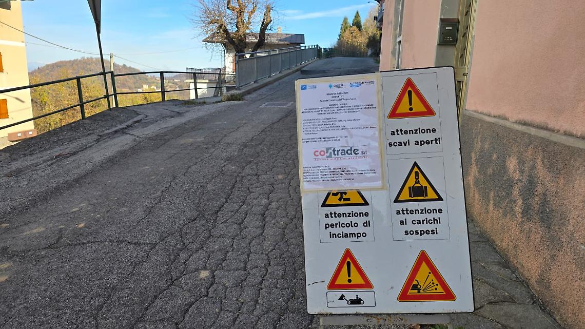 Al via i lavori in via San Rocco per il ripristino della rete idrica e fognaria