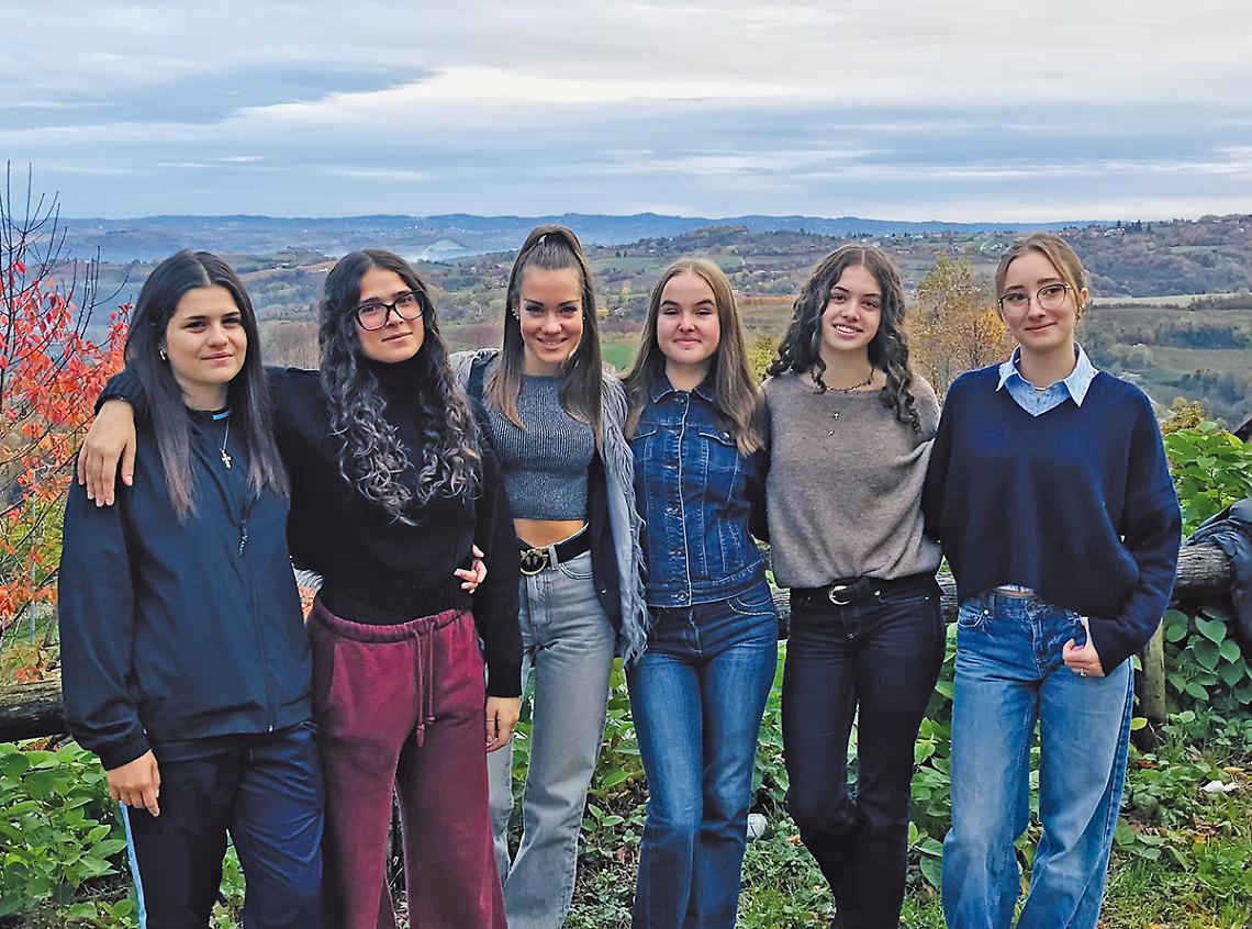 Romaine, Leà, Laureline e Toscane: studentesse francesi scoprono l'Italia