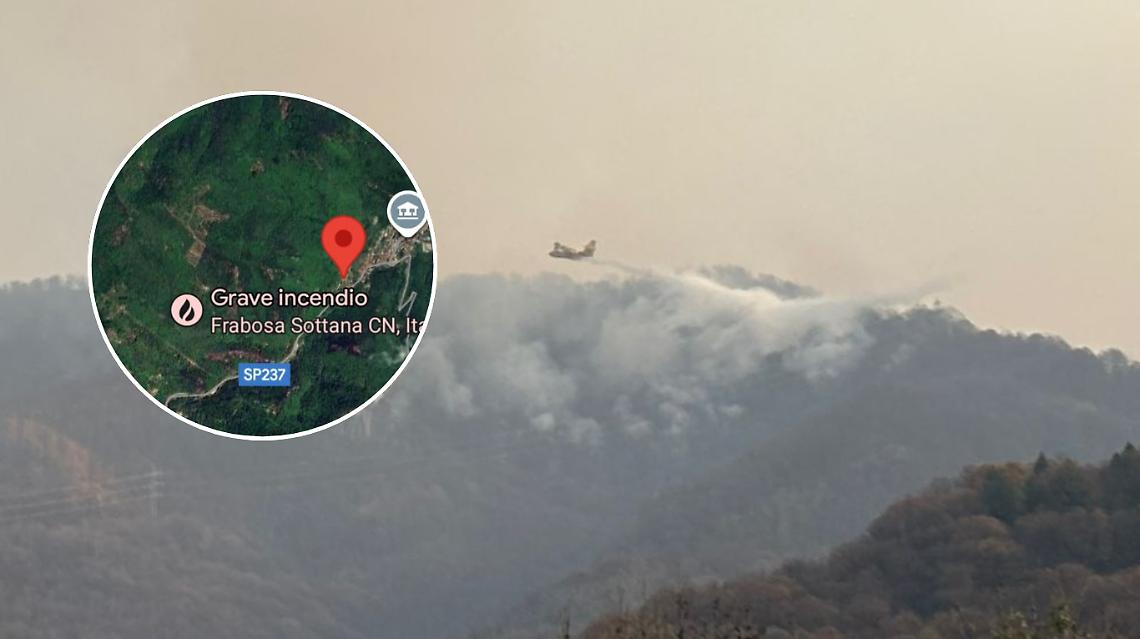 I boschi bruciano da tre giorni: presidio notturno a difesa del campeggio