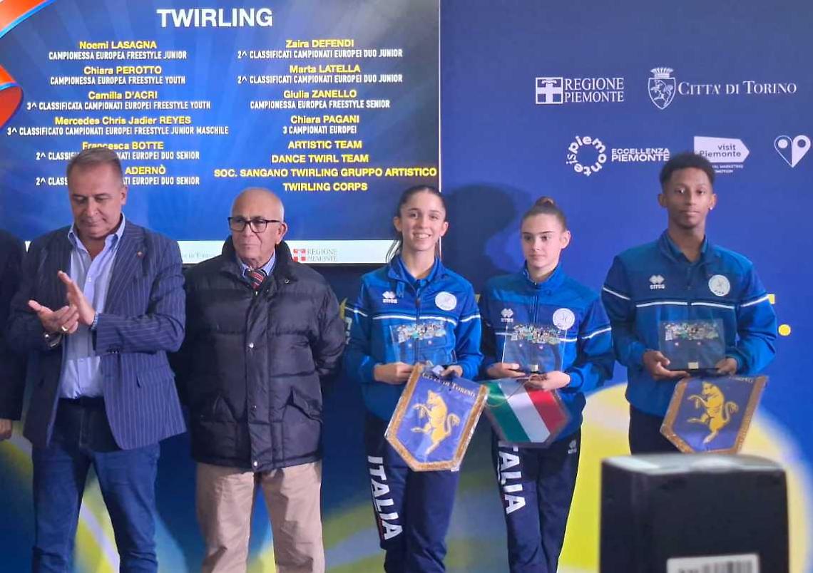 Twirling Carrù protagonista alla cerimonia del CONI Piemonte