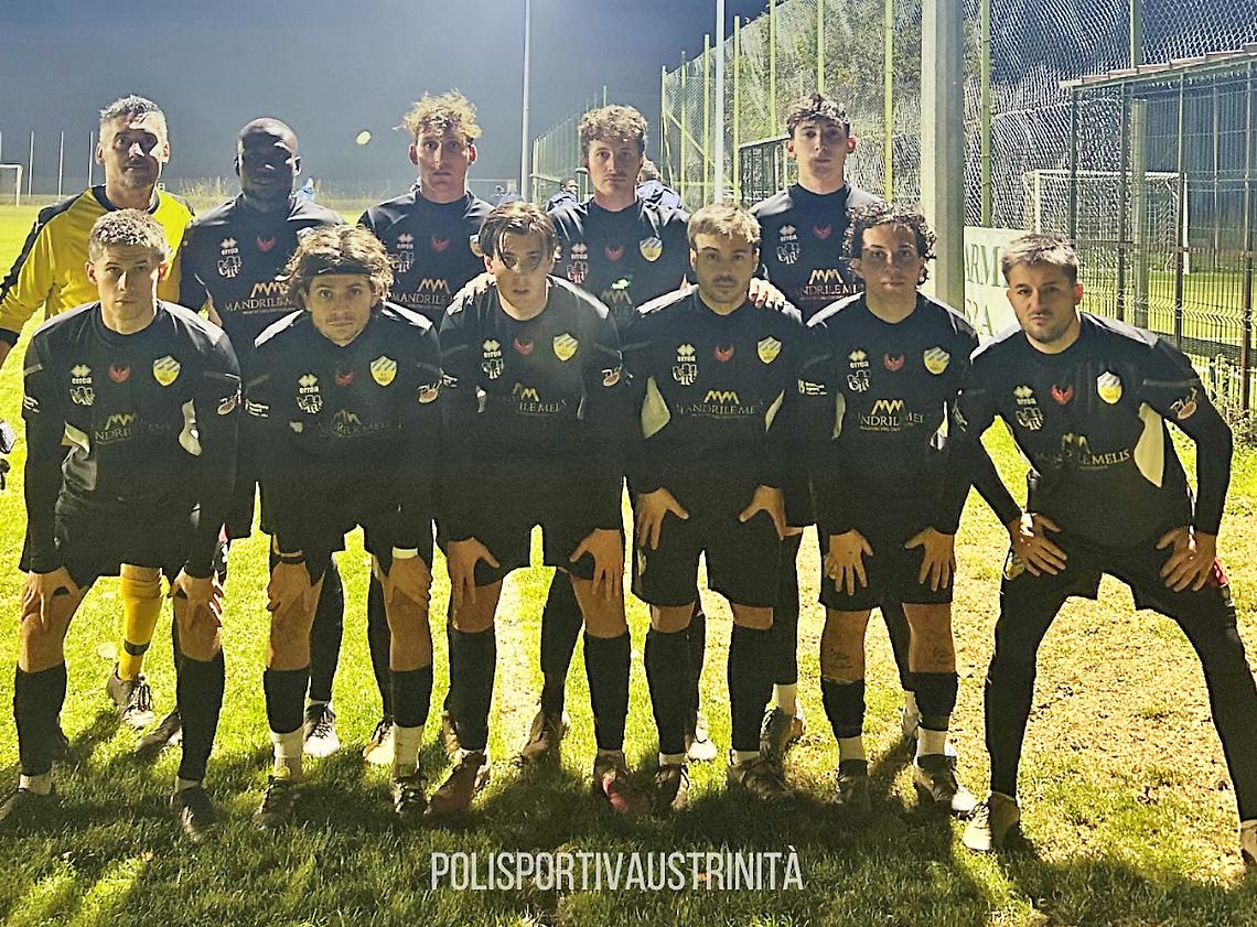 Una serata storta per il Trinità. In tre in vetta alla classifica