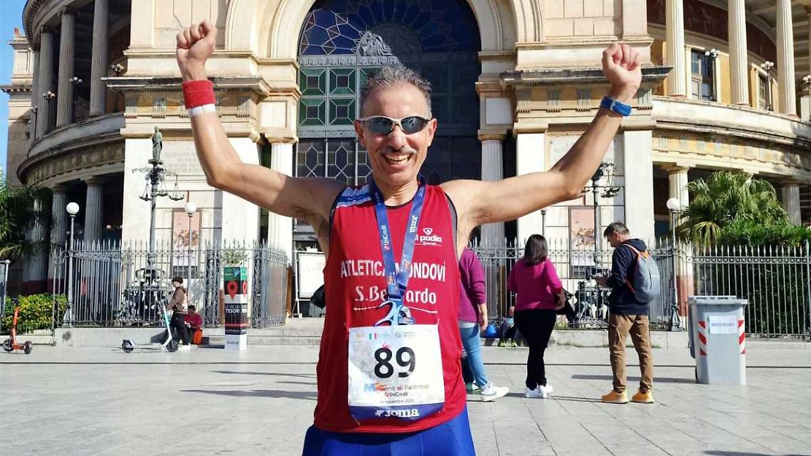 Monregalesi alla maratona di Palermo, Cardone super 