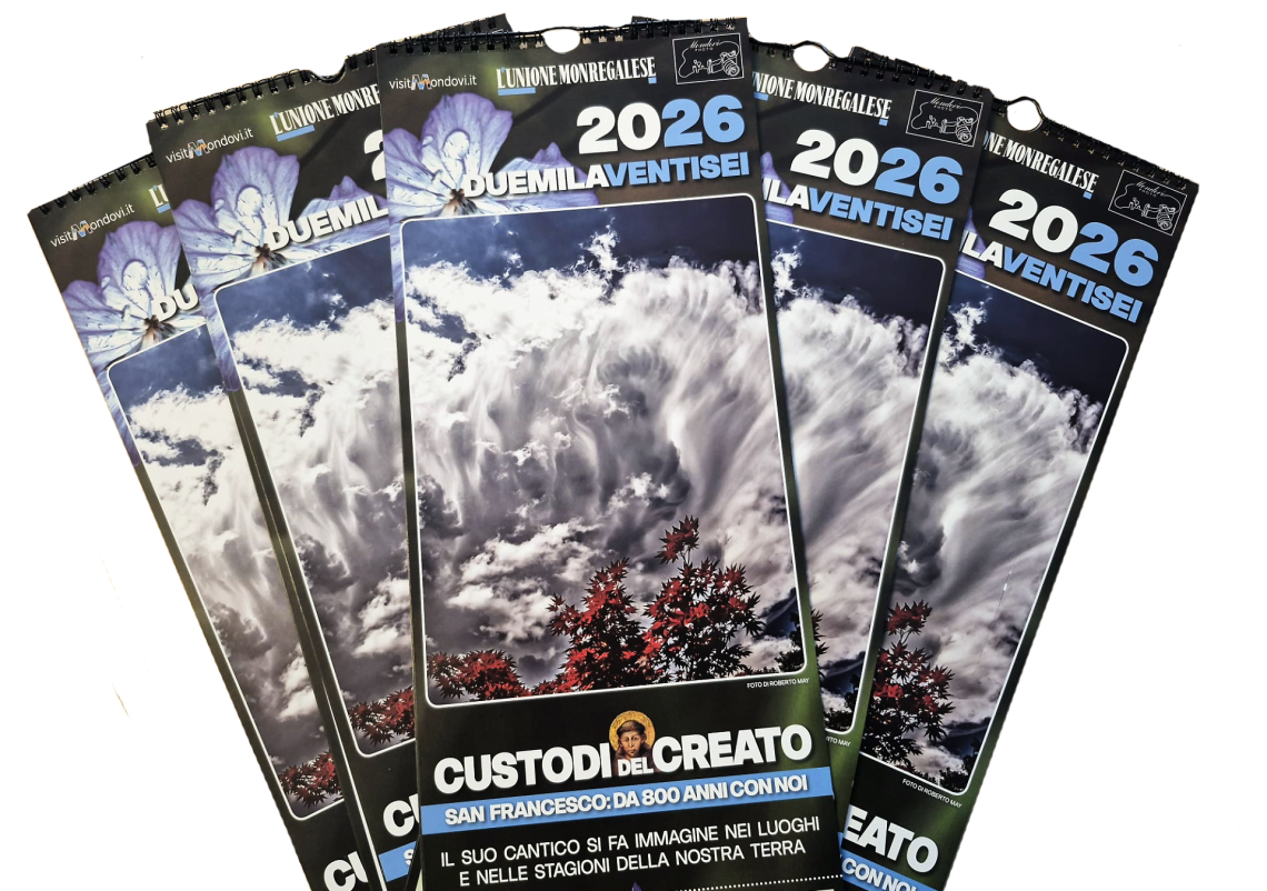“Custodi del Creato”: il nuovo calendario 2026 dell’Unione Monregalese celebra gli 800 anni di San Francesco