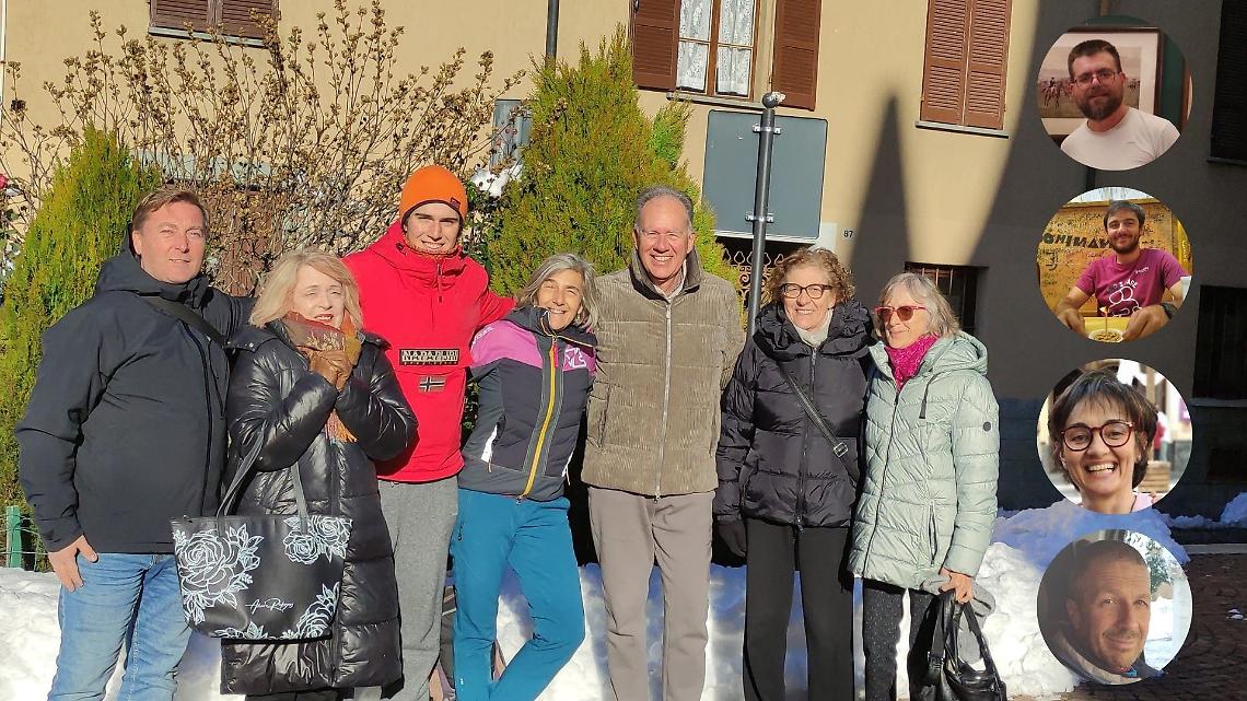 la rete solidale della Caritas del paese: undici famiglie sostenute ogni quindici giorni