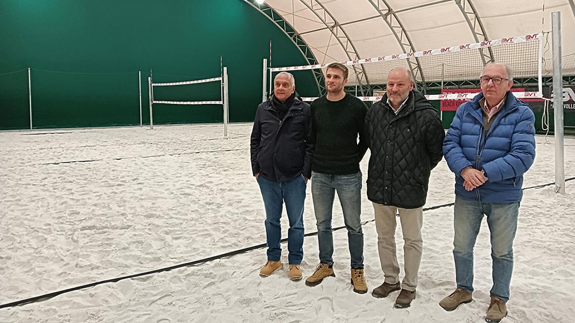 Beach Volley tutto l’anno? A Mondovì si gioca sulla sabbia riscaldata