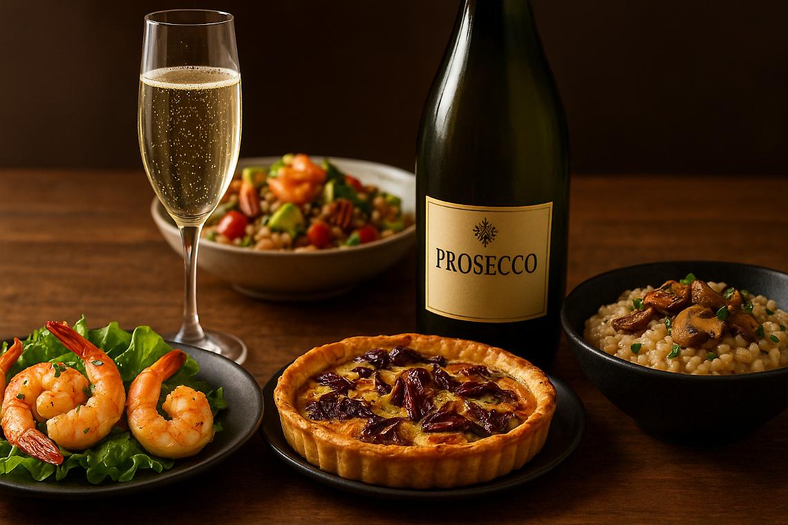 Prosecco, le delizie gastronomiche migliori per accompagnarlo