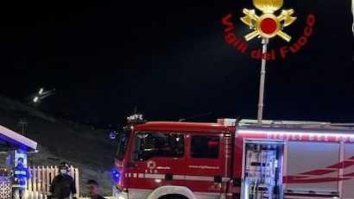 Allarme per una fuga di gas, l'intervento nella notte