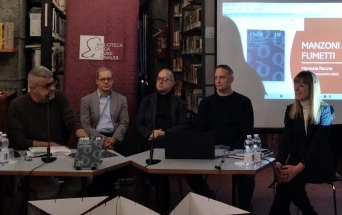 "Manzoni a fumetti" presentato alla biblioteca di Dogliani.