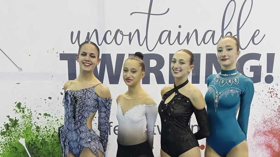 Buona anche la seconda, le twirler carrucesi vedono gli Italiani