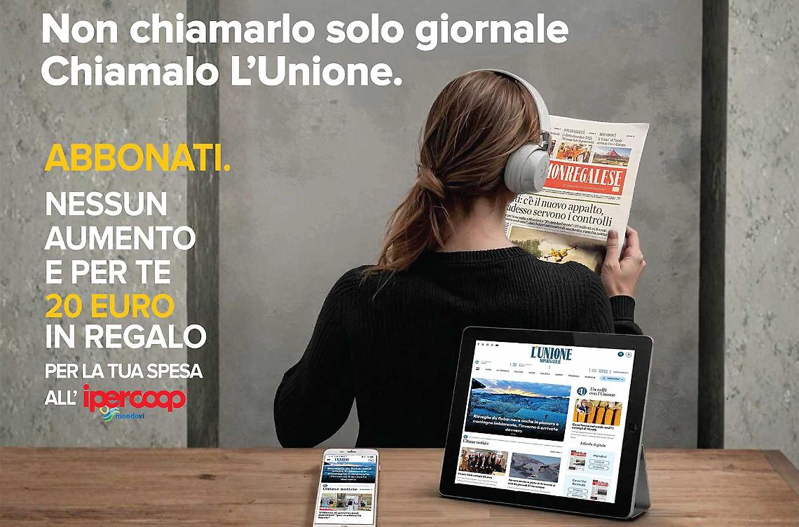 Non chiamarlo solo giornale. Chiamalo L’Unione