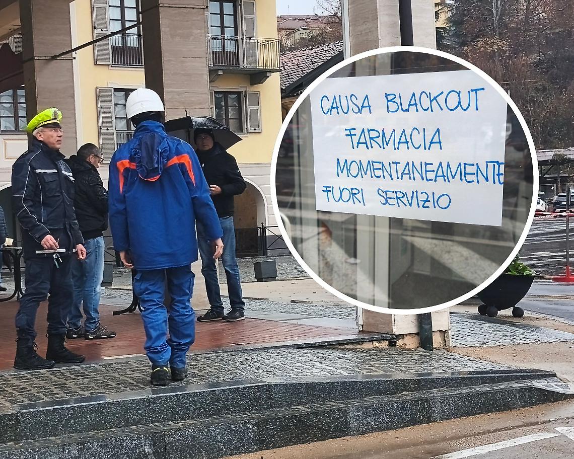 Blackoutin centro: «Guasto grave, vi vorranno ore»