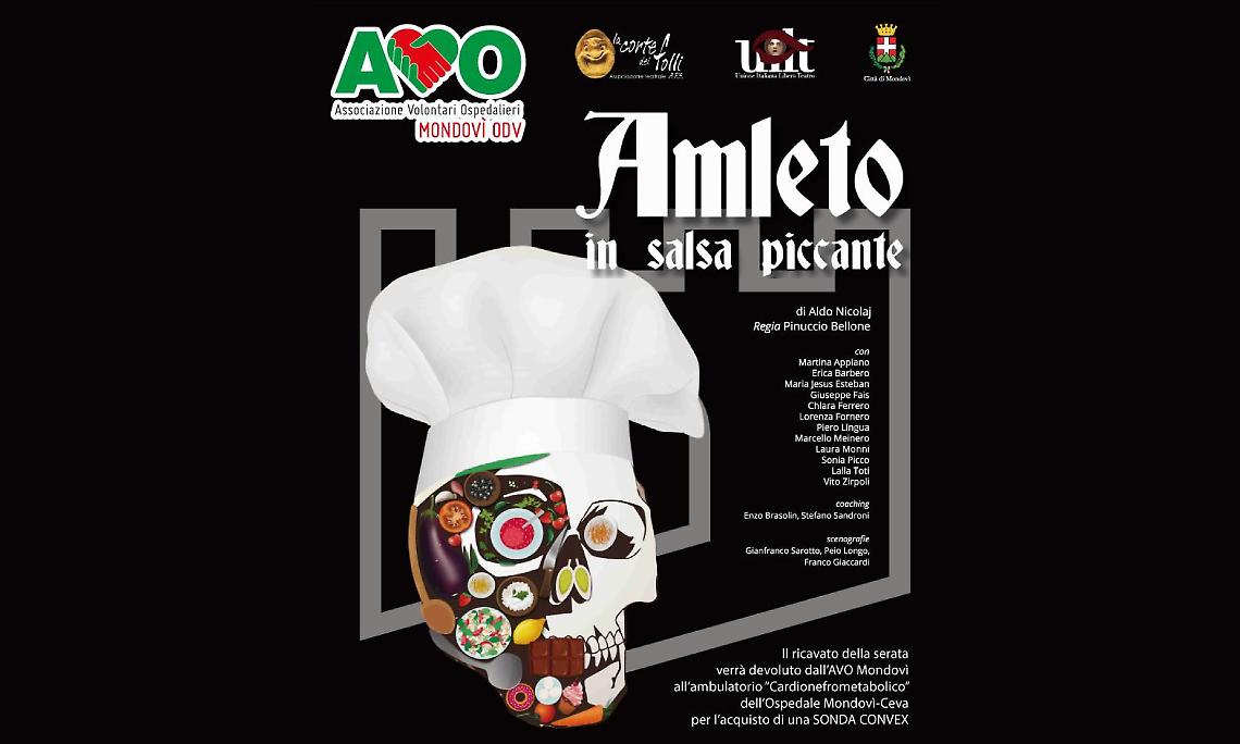 “Amleto in salsa piccante”: una serata di teatro e solidarietà con l'Avo