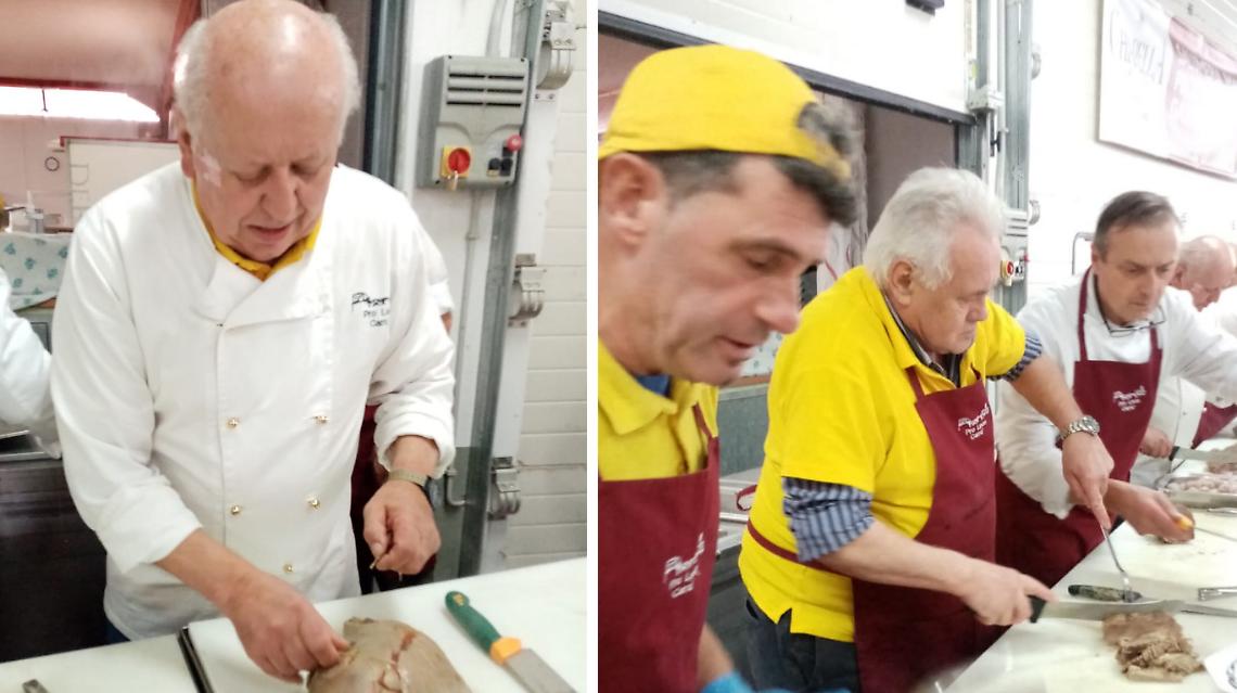 Sveglia alle tre di mattina e 600 kg di carne da bollire per il gran giorno del Bue