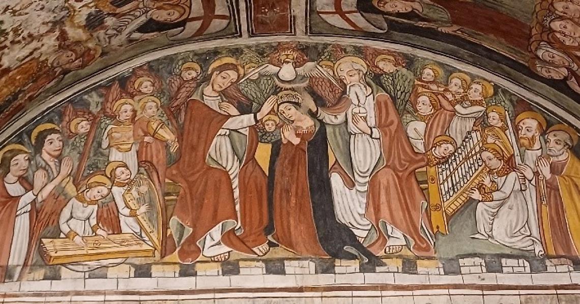 Grazie ai volontari, le visite guidate agli affreschi sulla vita della Madonna