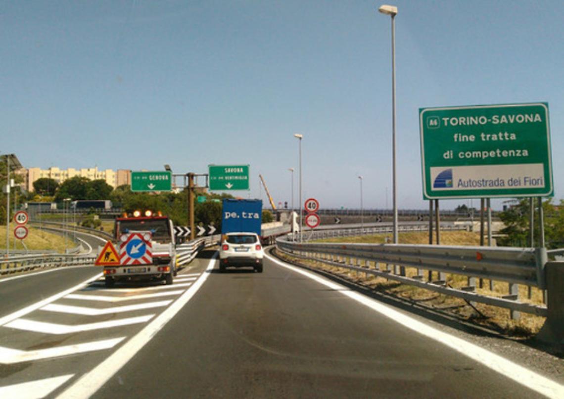 Autostrade liguri: per le festività rimossi i cantieri più impattanti