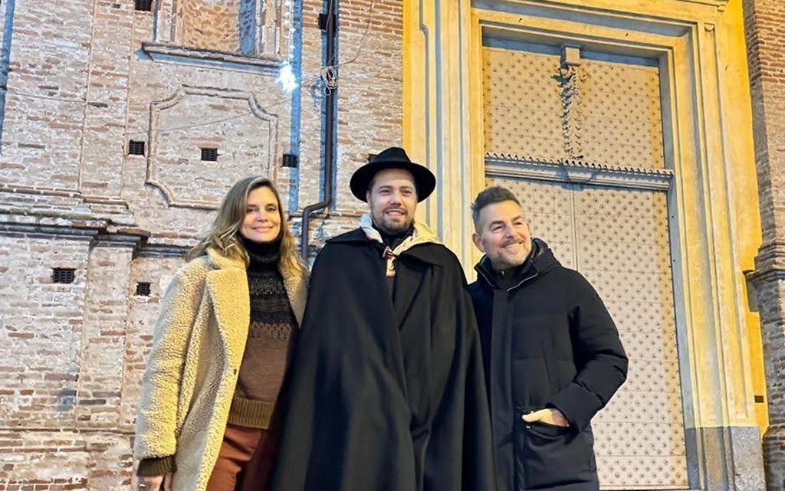 Daniele Bossari e Filippa Lagerbäck: a Carrù: sveglia alle 5, per la “colazione del contadino”