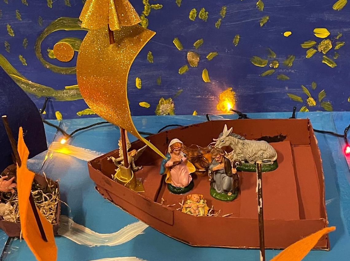 “Un mare di accoglienza": il presepe dei bambini che fa riflettere