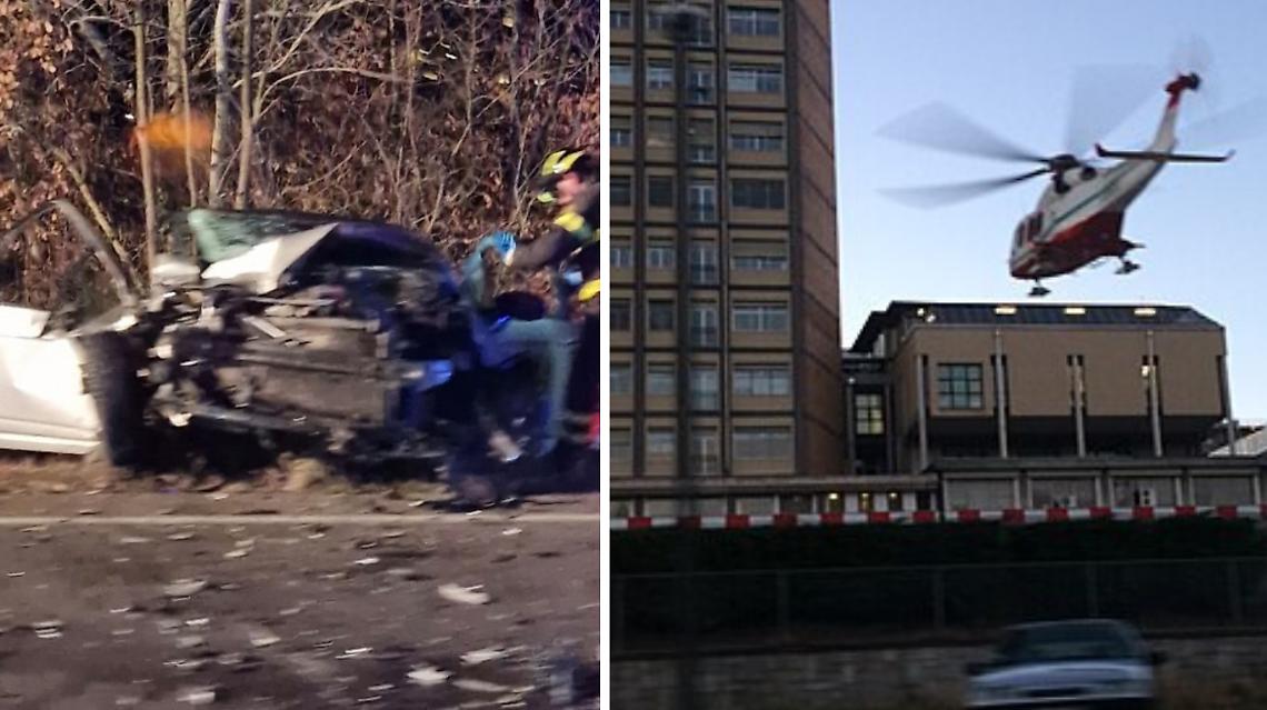 Incidente sulla Fondovalle: fuori pericolo la mamma, resta sotto osservazione la bimba di 6 anni