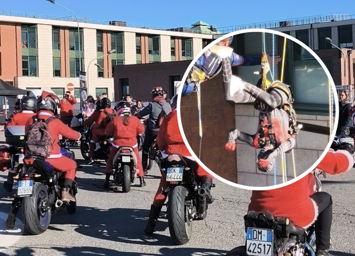 Moto, mongolfiera e supereroi per i bambini del reparto di Pediatria 