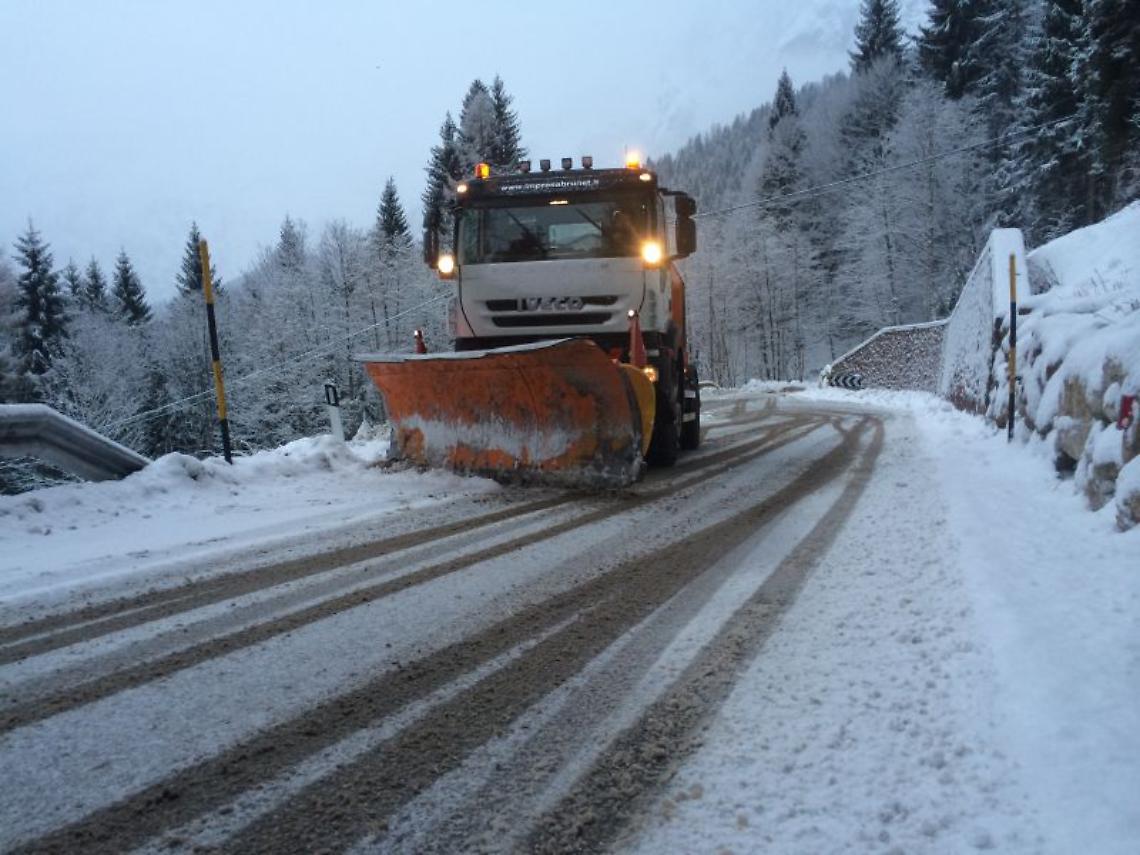 Nevicata in arrivo: allertate le imprese di sgombero neve e spargimento sale