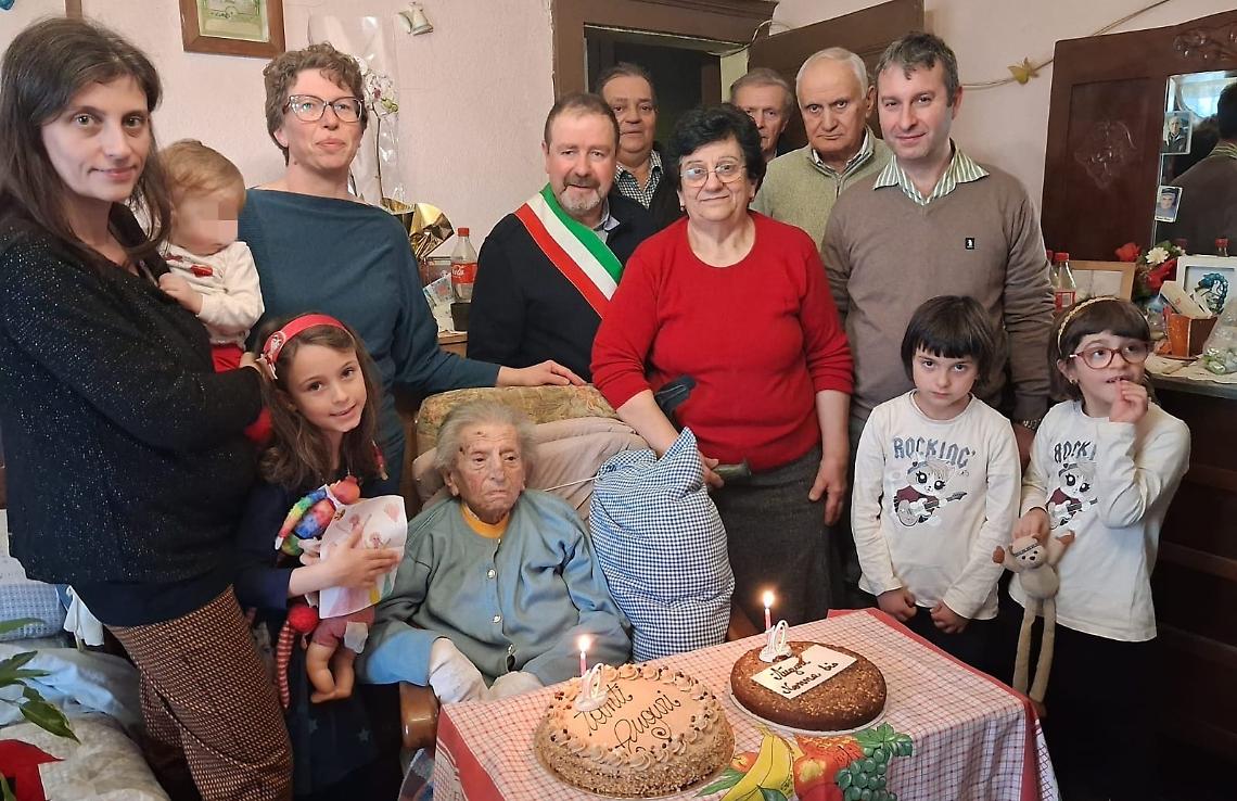 Memoria storica di Langa: la signora Maria Occelli ha compiuto 100 anni
