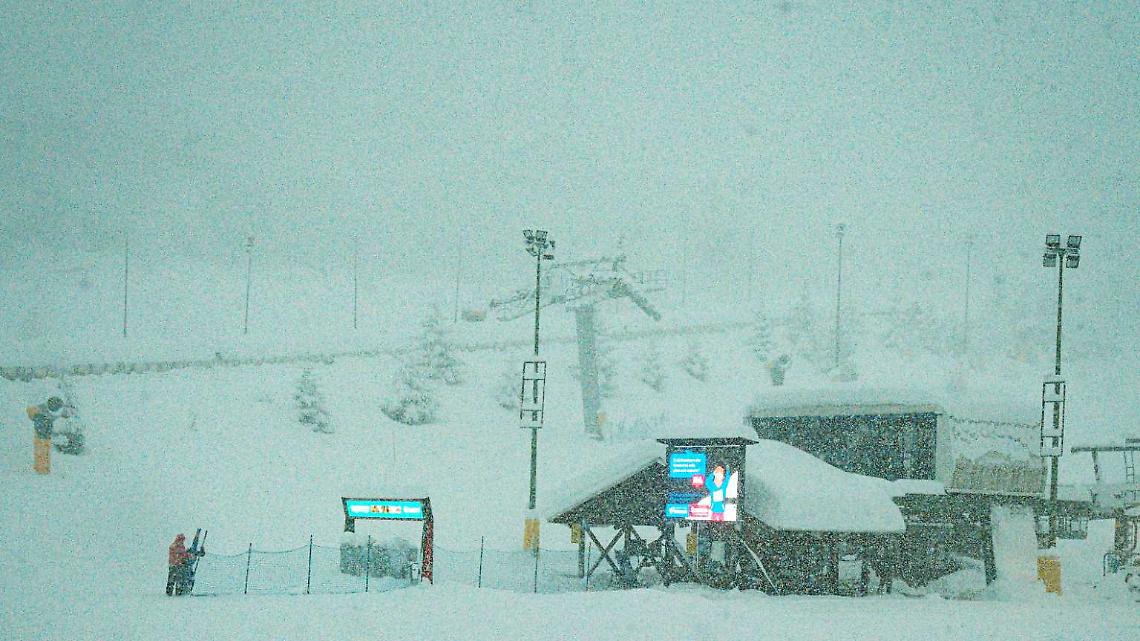 A Prato Nevoso 80 cm di neve. &laquo;Si prevede di superare il metro entro breve&raquo;