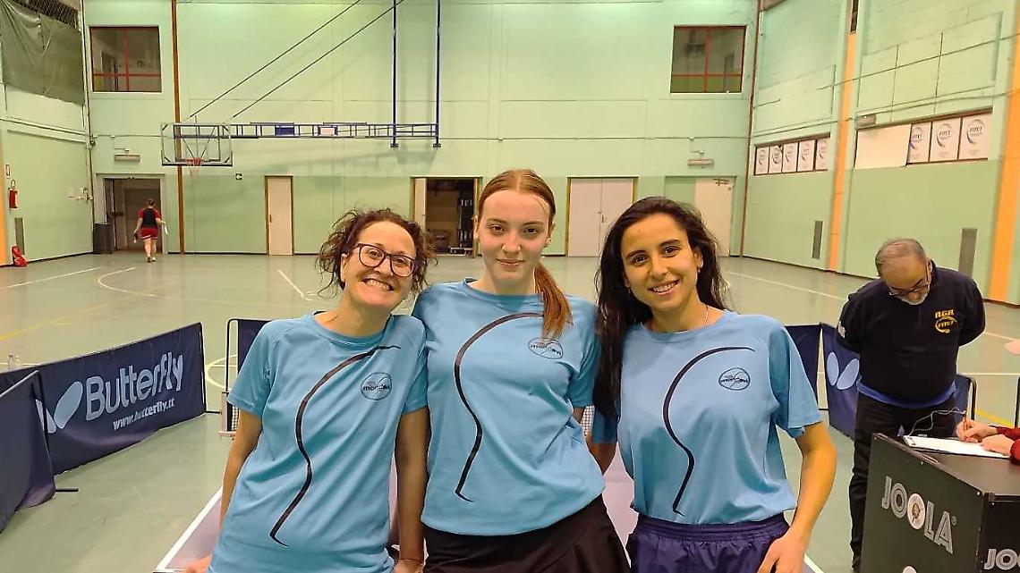 Le ragazze del TT Mondov&igrave; hanno esordito in Serie C